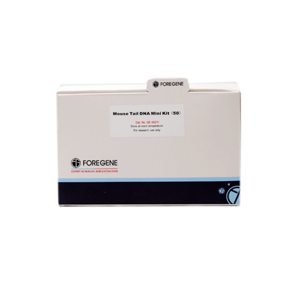 Lab Reagent Mouse Tail DNA Mini Kit For Genomic DNA Purification In 1 Hour