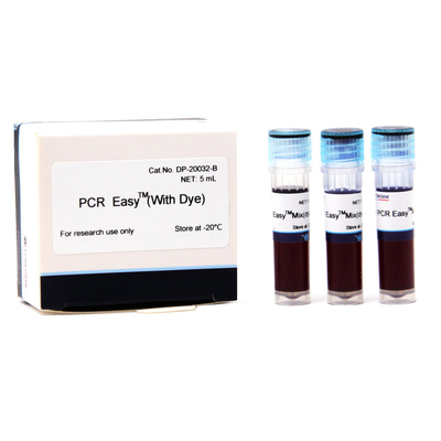 PCR Easy (With Dye) Kit Efficient PCR Reaction Premix System For Molecular Bio Research