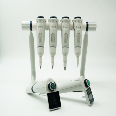 10ul Single Channel Electronic E Pipette Aluminium Alloy Housing
