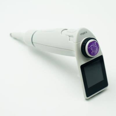 10ul Single Channel Electronic E Pipette Aluminium Alloy Housing