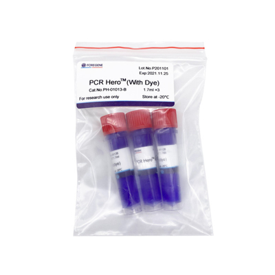 PCR Reaction Premix System 10ml PCR Hero PCR Kits With Dye Ultra Efficient