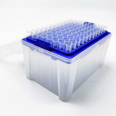 Imported Medical PP Materials Pipette Tips 100ul With DNase Free And RNase Free